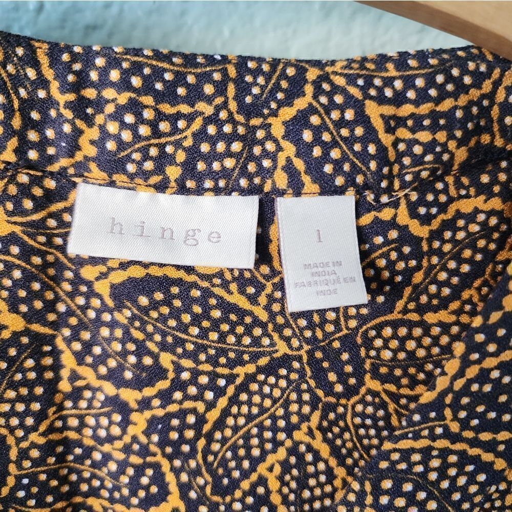 HINGE bohemian peaseant cottagecore blouse - Picture 5 of 12